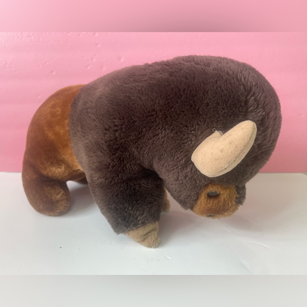 Vtg 1980’s Princess Soft Toys Plush Buffalo 14”